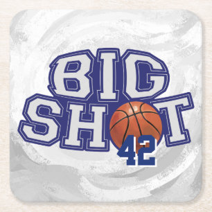 Big Shot Basketball Kartonnen Onderzetters
