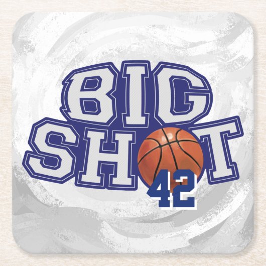 Big Shot Basketball Kartonnen Onderzetters (Voorkant)