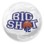Big Shot Basketball Keramische Knop (Voorkant)