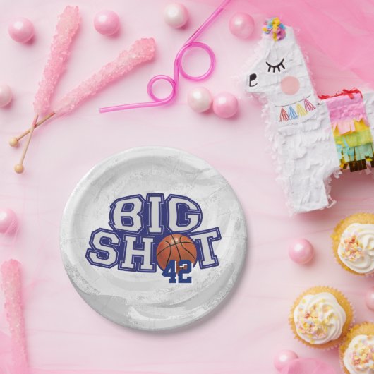 Big Shot Basketball Papieren Bordje (Feest)
