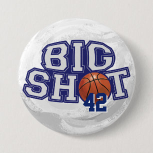 Big Shot Basketball Ronde Button 7,6 Cm