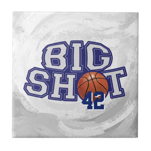 Big Shot Basketball Tegeltje (Voorkant)
