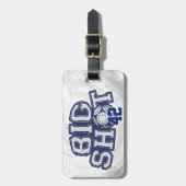 Big Shot Soccerball Bagagelabel (Voorkant verticaal)