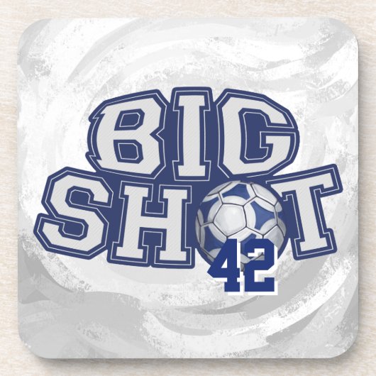 Big Shot Soccerball Bier Onderzetter (Voorkant)