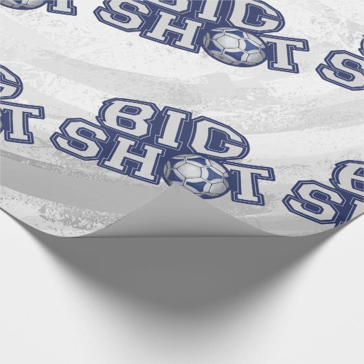 Big Shot Soccerball Cadeaupapier (Hoek)