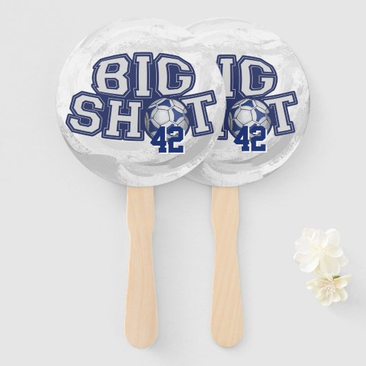 Big Shot Soccerball Handwaaier (Voorkant en achterkant)