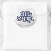 Big Shot Soccerball Ronde Sticker (Tas)