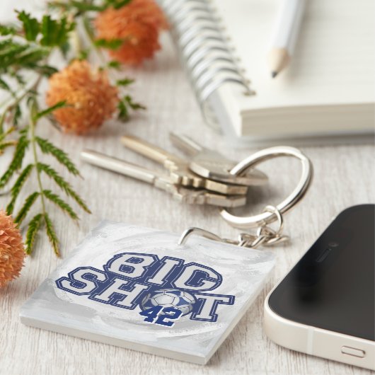 Big Shot Soccerball Sleutelhanger (Voorkant Rechts)