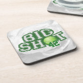 Big Shot Tennis Ball Bier Onderzetter (Linkerzijde)