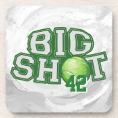 Big Shot Tennis Ball Bier Onderzetter (Voorkant)