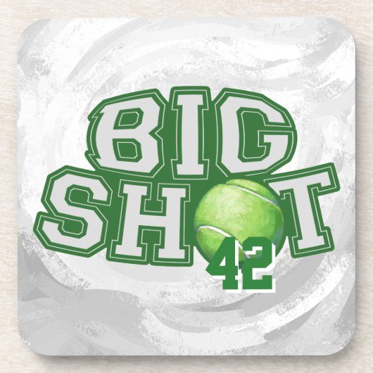 Big Shot Tennis Ball Bier Onderzetter (Voorkant)