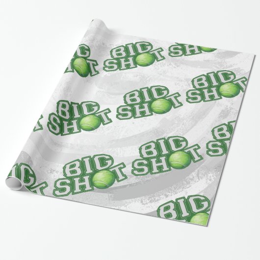 Big Shot Tennis Ball Cadeaupapier (Uitgerold)