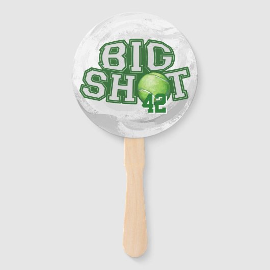 Big Shot Tennis Ball Handwaaier (Achterkant)