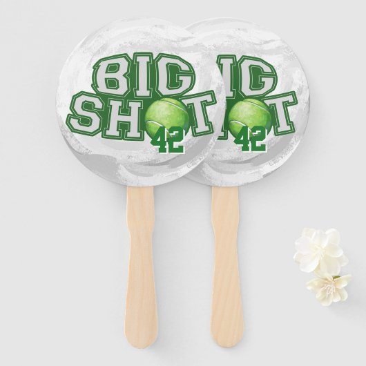 Big Shot Tennis Ball Handwaaier (Voorkant en achterkant)