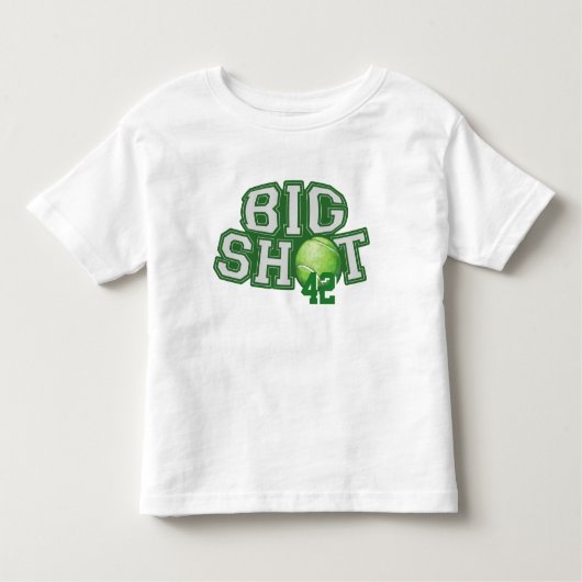 Big Shot Tennis Ball Kinder Shirts (Voorkant)