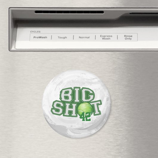 Big Shot Tennis Ball Magneet (Insitu (Vaatwasser))