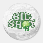 Big Shot Tennis Ball Magneet (Voorkant)