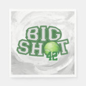 Big Shot Tennis Ball Servetten (Voorkant)