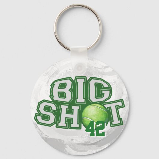 Big Shot Tennis Ball Sleutelhanger (Voorkant)