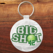Big Shot Tennis Ball Sleutelhanger (Voorkant)