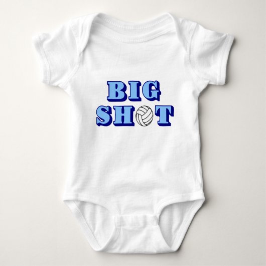 Big Shot Volleyball baby shirt (Voorkant)