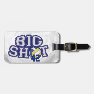Big Shot Volleyball Bagagelabel