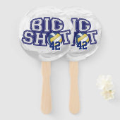 Big Shot Volleyball Handwaaier (Voorkant en achterkant)