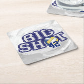 Big Shot Volleyball Kartonnen Onderzetters (Schuin)