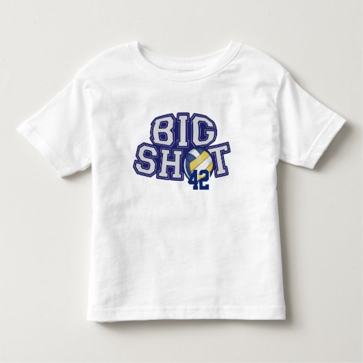 Big Shot Volleyball Kinder Shirts (Voorkant)