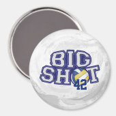 Big Shot Volleyball Magneet (Voorkant / Achterkant)