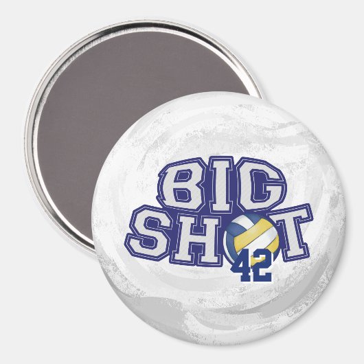 Big Shot Volleyball Magneet (Voorkant / Achterkant)