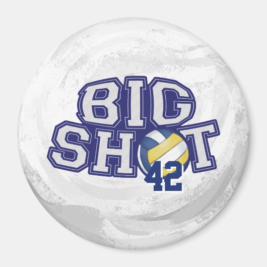 Big Shot Volleyball Magneet (Voorkant)