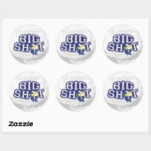 Big Shot Volleyball Ronde Sticker (Vel)