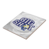 Big Shot Volleyball Tegeltje (Zijkant)