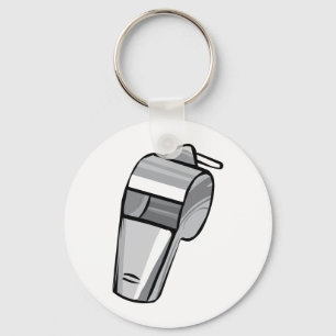 Big Silver Whistle Sleutelhanger