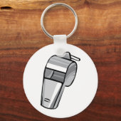 Big Silver Whistle Sleutelhanger (Voorkant)