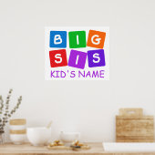 Big Sis aangepast poster (Keuken)