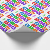 Big Sis aangepast verpakkingspapier Cadeaupapier (Hoek)