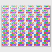 Big Sis aangepast verpakkingspapier Cadeaupapier (Vlak)