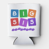 Big Sis aangepaste naam koelbox Blikjeskoeler (Voorkant)