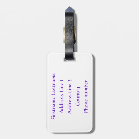 Big Sis bagagelabel (Achterkant verticaal)