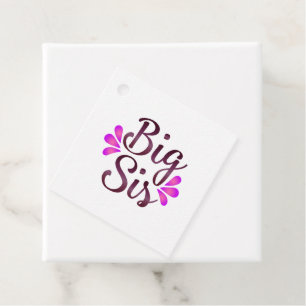 Big Sis Bedankjes Labels