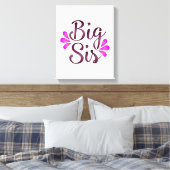 Big Sis Canvas Afdruk (Insitu (Slaapkamer))