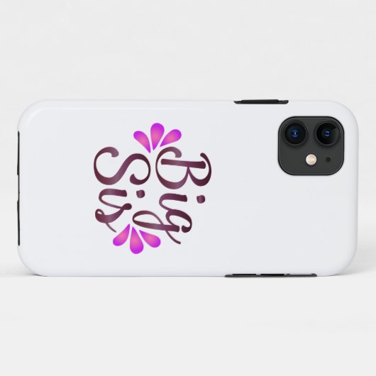 Big Sis Case-Mate iPhone Case (Achterkant (horizontaal))
