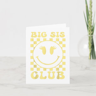 Big Sis Club Checkered Trendy Big Sister Tobe Nieu Kaart