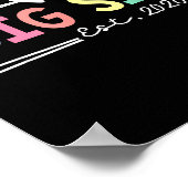 Big Sis Est 2026 Promoted To Big Sis 2026 For Olde Poster (Hoek)