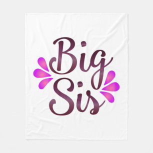 Big Sis Fleece Deken