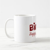 Big Sis Happy Valentijn Cute Cupid Typografie Koffiemok (Links)