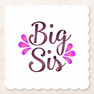 Big Sis Kartonnen Onderzetters