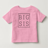 Big Sis Kinder Shirts (Voorkant)